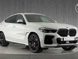 White Used 2022 BMW X6 M Sport SUV | £47,990 (Fair price)