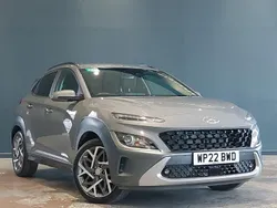 Grey Used 2022 Hyundai Kona Premium SUV | £16,498 (A bit pricey)