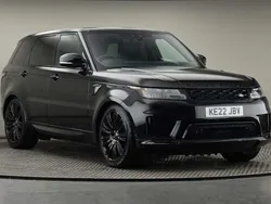 Exterior paint santorini black Used 2022 Land Rover Range Rover Sport HSE Dynamic SUV | £43,400 (Super price)