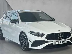White Used 2024 Mercedes A35 AMG Edition Hatchback | £35,092 (Fair price)