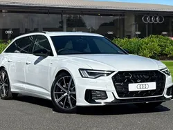 White New 2025 Audi A6 Black Edition Estate | £47,452 (Super price)