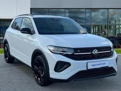 Pure white New 2025 VW T-Cross Black Edition SUV | £28,728 (Good price)