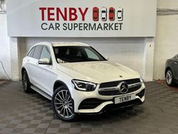 White Used 2019 Mercedes GLC300 AMG line SUV | £22,295 (Good price)