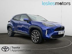 Blue Used 2023 Toyota Yaris Hybrid Design Hatchback | £20,499 (A bit pricey)