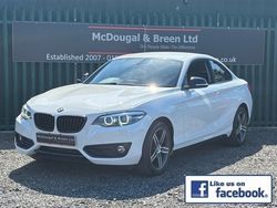 White Used 2018 BMW 218 Sport Line Coupe | £10,950 (Fair price)