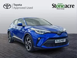 Nebula blue Used 2022 Toyota C-HR Design SUV | £19,500 (Fair price)
