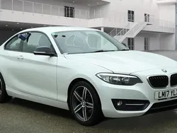 White Used 2017 BMW 218 Sport Line Coupe | £7,988 (Good price)