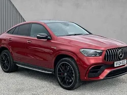 Red Used 2024 Mercedes GLE63 AMG Premium Plus Coupe | £102,948 (Fair price)