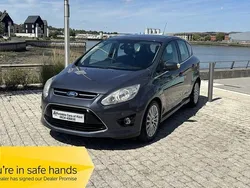 Blue metallic Used 2012 Ford C-MAX Titanium MPV | £5,250 (Fair price)