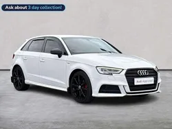 White Used 2019 Audi A3 Black Edition Hatchback | £17,876 (Fair price)