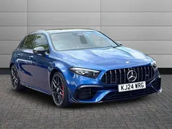 Blue Used 2024 Mercedes A45 AMG Hatchback | £49,950 (Fair price)