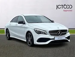 White Used 2018 Mercedes CLA180 AMG line Sedan | £14,750 (Fair price)