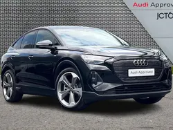 Black Used 2025 Audi Q4 Sportback e-tron Black Edition SUV | £42,283
