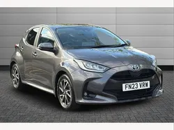 Grey Used 2023 Toyota Yaris Hybrid Design Hatchback | £17,391 (Fair price)