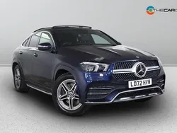Blue Used 2022 Mercedes GLE400 AMG line Coupe | £59,475 (Fair price)