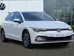 Pure white Used 2022 VW Golf VIII Active Hatchback | £19,195 (A bit pricey)