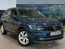 Blue Used 2022 VW Tiguan Life SUV | £18,594 (Fair price)