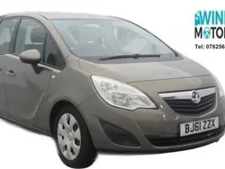 Brown Used 2011 Vauxhall Meriva MPV | £2,496 (A bit pricey)
