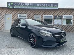 Black Used 2017 Mercedes A200 AMG line Hatchback | £8,995 (A bit pricey)