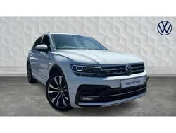 White Used 2020 VW Tiguan R-line SUV | £27,600 (Fair price)