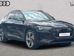 Black Used 2022 Audi e-tron Sportback Advanced SUV | £36,566