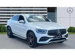White Used 2021 Mercedes GLC43 AMG Premium Plus Coupe | £44,019 (Expensive)