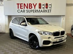 White Used 2018 BMW X5 M Sport SUV | £23,296 (Fair price)