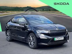 Black Used 2024 Skoda Enyaq iV SportlinePlus SUV | £33,590 (Fair price)