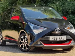 Bold black Used 2021 Toyota Aygo Trend Hatchback | £10,895 (Fair price)