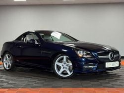 Blue Used 2015 Mercedes SLK250 AMG Cabriolet | £9,995 (Fair price)