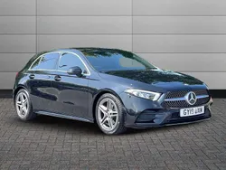 Black Used 2019 Mercedes A200 AMG line Hatchback | £17,550 (Fair price)