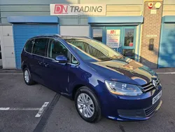Blue Used 2017 VW Sharan SE MPV | £14,750 (A bit pricey)