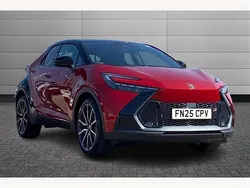 Scarlet flare Used 2025 Toyota C-HR Sport SUV | £32,495 (Fair price)
