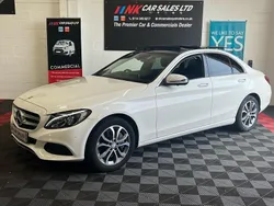 White Used 2016 Mercedes C350e Premium Plus Sedan | £14,995