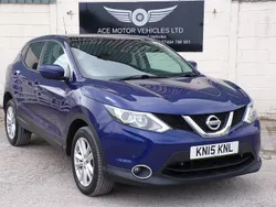 Blue Used 2015 Nissan Qashqai Acenta Premium SUV | £5,999 (Good price)