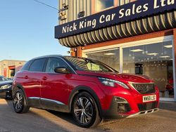 Ultimate red Used 2018 Peugeot 3008 GT-line Hatchback | £11,475 (Fair price)