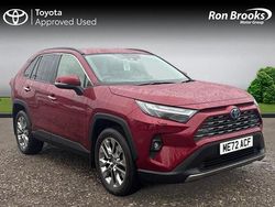 Red Used 2022 Toyota RAV4 Hybrid Premium SUV | £32,750 (A bit pricey)