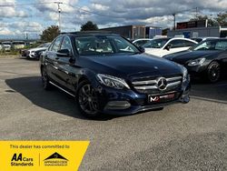 Blue Used 2014 Mercedes C250 Premium Plus Sedan | £11,195 (Fair price)