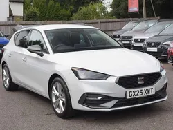 White New 2025 Seat Leon FR Hatchback | £21,990 (A bit pricey)