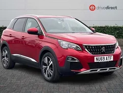 Red Used 2019 Peugeot 3008 Allure SUV | £15,099 (Fair price)