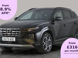 Black Used 2022 Hyundai Tucson N Line SUV | £22,004 (Fair price)