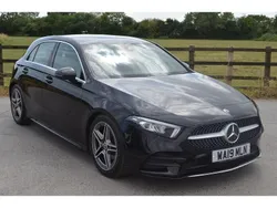 Black Used 2019 Mercedes A180 AMG line Hatchback | £13,789 (Good price)