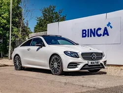 White Used 2017 Mercedes E220 AMG Line Premium Plus Coupe | £18,300