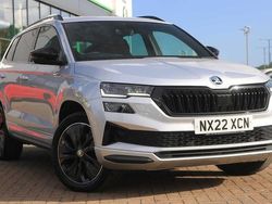 Brilliant silver metallic Used 2022 Skoda Karoq SportLine SUV | £22,395 (Fair price)
