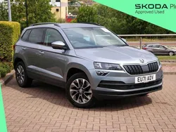 Business grey metallic Used 2021 Skoda Karoq SE Drive SUV | £16,755 (Fair price)