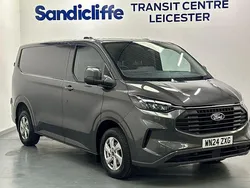 Grey Used 2024 Ford Transit Custom Limited Van | £26,000 (Fair price)