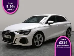 White Used 2022 Audi A3 Sportback S-Line Hatchback | £22,398 (Fair price)