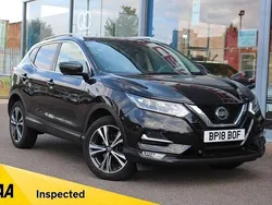 Black Used 2018 Nissan Qashqai N-Connecta SUV | £9,795 (Fair price)