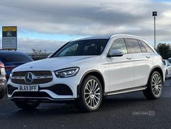 White Used 2020 Mercedes GLC220 AMG Line Premium Estate | £26,990 (A bit pricey)
