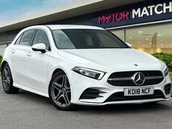 White Used 2018 Mercedes A180 Executive Hatchback | £14,490 (Fair price)